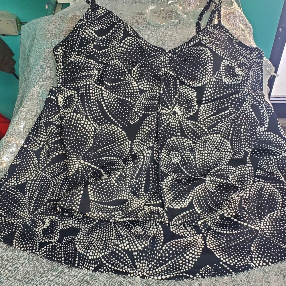 Islander Tank Halter and Skirt Sytle Bottoms